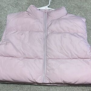 Forever 21 Light Pink Puffer Vest